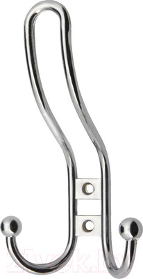 Крючок для одежды Металлист №12 (хром эффект)