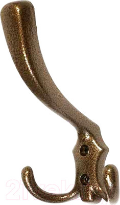 Крючок для одежды Металлист №9 (пол медь)