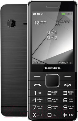 Мобильный телефон Texet TM-425 (черный)