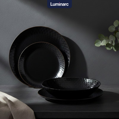 Набор тарелок Luminarc Pampille Q6157 (18пр, черный)