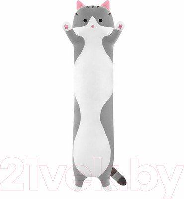 Подушка-игрушка Maxitoys Кот Батон / 21306/90 (серый)