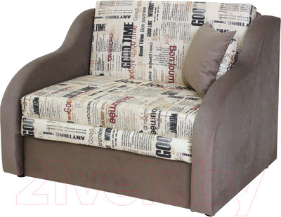Кресло-кровать Аквилон Юниор 1-1 (газета милк/бинго какао)