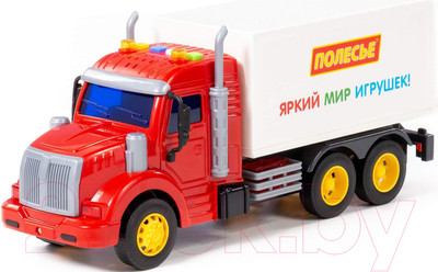 Фургон игрушечный Полесье Профи инерционный со светом и звуком / 93455