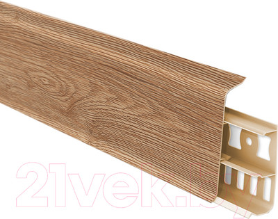 Плинтус Ideal Деконика 221 70мм (2.2м, дуб янтарный)