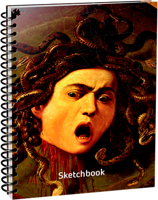 Скетчбук Попурри Караваджо. Медуза