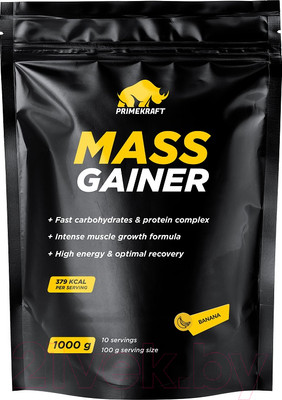 Гейнер Prime Kraft Mass Gainer  (1000г, банан)