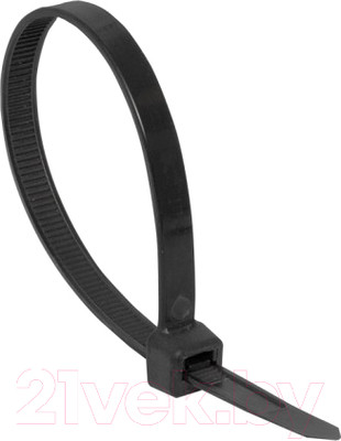 Стяжка для кабеля Vikont Electro Нейлоновая 4.8x370 (100шт, черный)