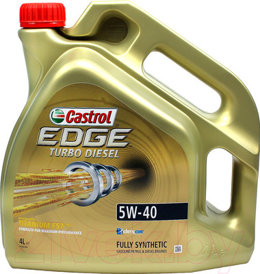 Моторное масло Castrol Edge Turbo Diesel 5W40 15BB02/1535BA (4л)