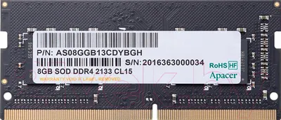 Оперативная память DDR4 Apacer AS08GGB26CQYBGH