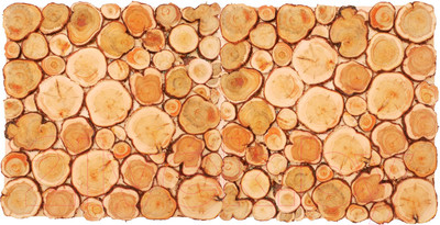 Панно для бани LK Из спилов можжевельника (100x50см)