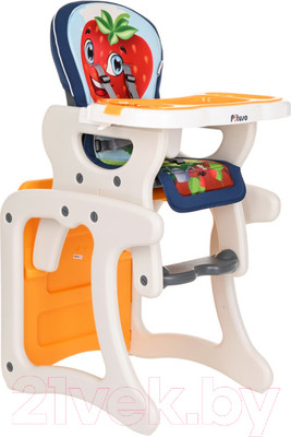 Стульчик для кормления Pituso Carlo Srawberry / HB-GY-08 (оранжевый)