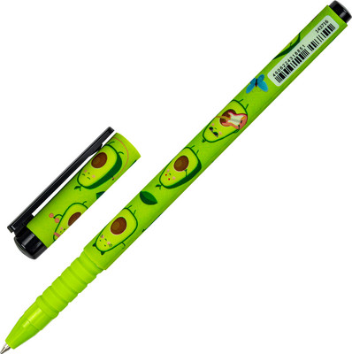 Ручка шариковая Brauberg Soft Touch Grip Avocado / 143716 (синий)