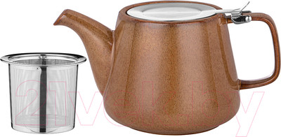 Заварочный чайник Bronco Luster / 470-411 (коричневый)