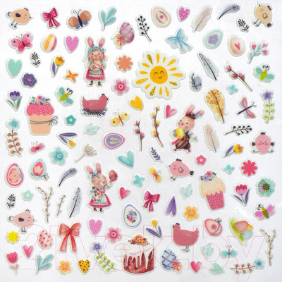 Набор термоэтикеток для декорирования Marmiton Пасхальные 17385