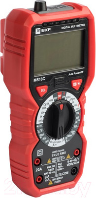Мультиметр цифровой EKF Expert MS18C In-180701-pm18C