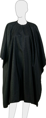 Накидка парикмахерская Dewal Буквы AF03 (черный)