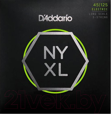 Струны для бас-гитары D'Addario NYXL45125