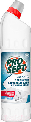 Чистящее средство для ванной комнаты Prosept Bath Acryl Гель для душевых кабин и акриловых ванн (750мл)