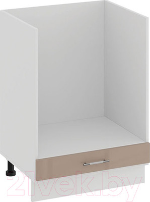 Шкаф под духовку ТриЯ Весна 1Н6Б (белый/кофе с молоком)