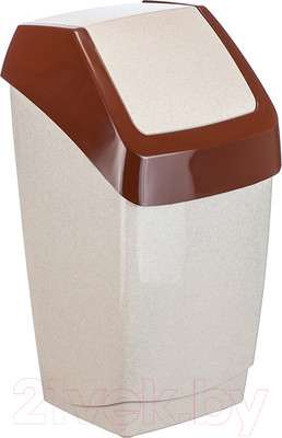 Мусорное ведро Idea Хапс / М2470 (7л, бежевый)