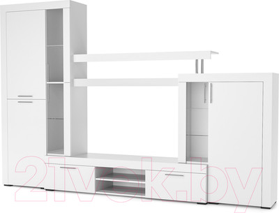 Стенка Mebel-Ars Мартин (белый)