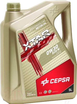 Моторное масло Cepsa Xtar Eco W 0W30 / 514343090 (5л)