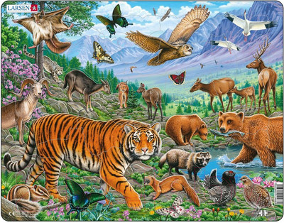 Пазл LARSEN Животные Сибири и Дальнего Востока FH39
