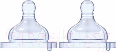 Набор сосок Chicco Well-Being силиконовая, средний поток / 310205155 (2шт)