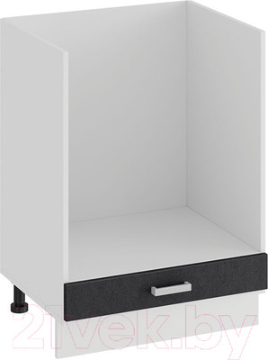 Шкаф под духовку ТриЯ Гранита 1Н6Б (белый/бетон графит)