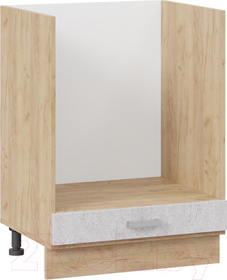 Шкаф под духовку ТриЯ Гранита 1Н6Б (дуб крафт золотой/бетон снежный)