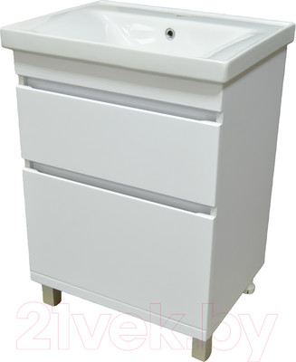 Тумба с умывальником Гамма Р24оФ8/2-У60 Сава-2060 (4812044014587)