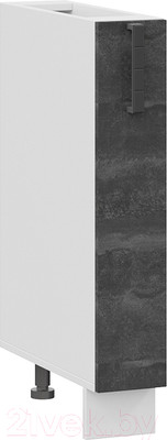 Шкаф карго ТриЯ Детройт 1Н15К (белый/угольный камень)