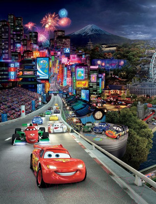 Фотообои листовые Citydecor Тачки (200x260)