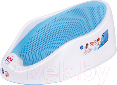 Горка для купания Эльфпласт Splash / 585 (белый/голубой)