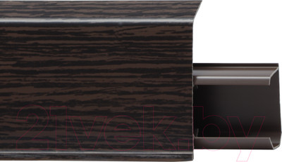 Плинтус Winart Quadro 571 55мм Венге (2.2м, со съемной панелью)