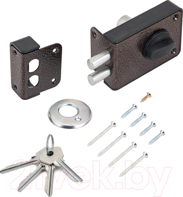 Замок накладной Зенит ЗН1-3.1 (медь)