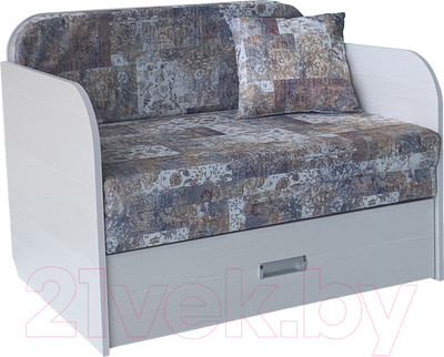 Диван Анмикс Кейт (ЛДСП бодега/принт Verdy Mocca)