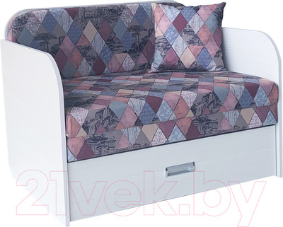 Диван Анмикс Кейт (ЛДСП бодега/принт Inkanto Vision)
