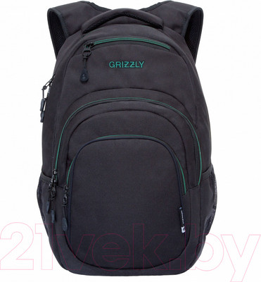 Рюкзак Grizzly RQ-003-31 (черный/бирюзовый)