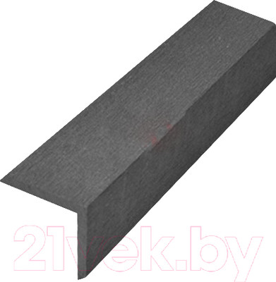 Уголок отделочный UnoDeck 50x50 / UNO-49 (3000мм, графит)
