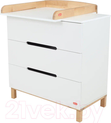 Комод пеленальный Rant Indy / 96 (Cloud White)