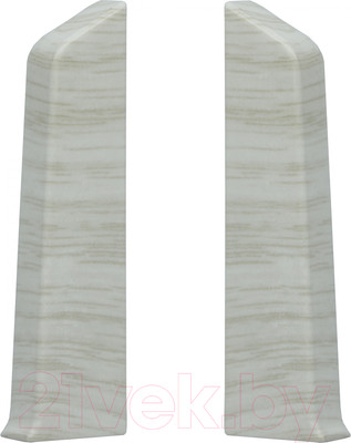 Заглушка для плинтуса Winart Quadro 321 80мм Дуб Белый (2шт, флоупак)