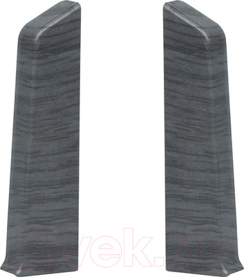 Заглушка для плинтуса Winart Quadro 333 80мм Серебристый Жемчуг (2шт, флоупак)