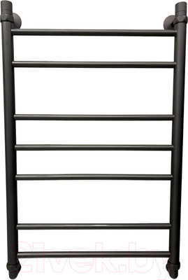 Полотенцесушитель водяной Маргроид Вид 10 80x40 (черный матовый)