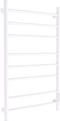 Полотенцесушитель электрический Маргроид Вид 10 СНШ 80x50 (белый матовый, таймер слева)
