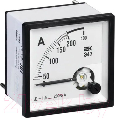 Амперметр IEK IPA10-6-0200-E