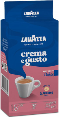 Кофе молотый Lavazza Crema e Gusto Dolce / 12582 (250г)