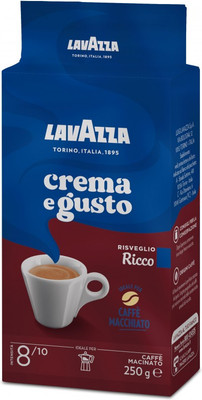 Кофе молотый Lavazza Crema e Gusto Ricco / 12584 (250г)