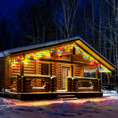 Светодиодная бахрома VEGAS 55163 (6x0.6м, многоцветный)