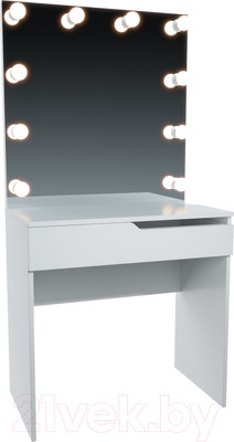 Туалетный столик с зеркалом Мир Мебели С подсветкой 13 ZB